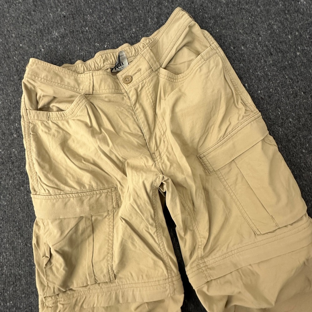 REI Co-op Sahara Convertible Pants Men 30x32 Tan Hiking Cargo Outdoor 23414-S22